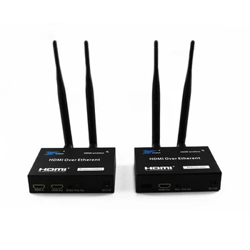 

HDMI wireless extender HDMI200 meters wireless network transmission wireless transmitter HY-CAT5E6-200 black