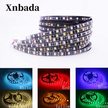 

5m 60 led/m DC12V Black PCB Board IP65 Waterproof 5050 LED Strip Light For home car hotel KTV Bar