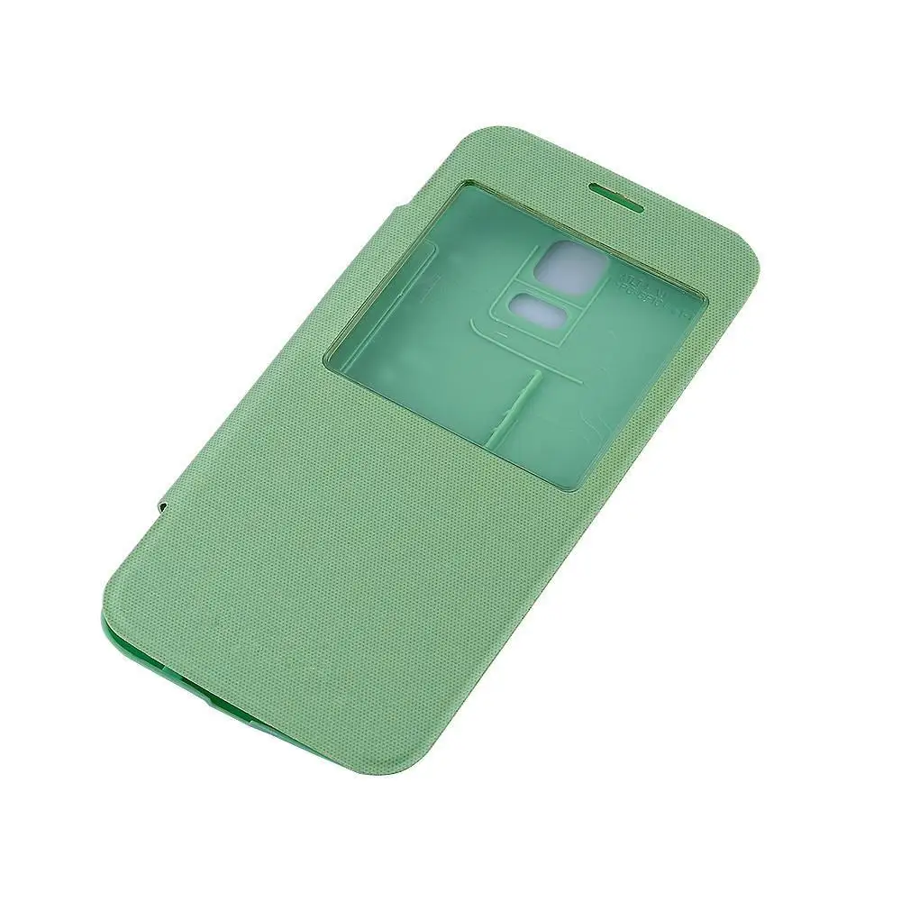 Чехол для Samsung Galaxy S5 SV mini s5mini G800 с окошком заднего вида чехол аккумулятора кожаный