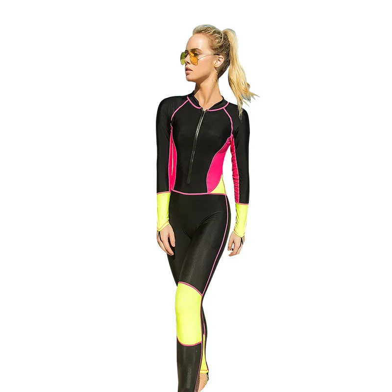 

Quick-dry Women Lycra Wetsuit Full Body Windsurfing Spearfishing Swimsuits Jumpsuit Padded Diving Kitesurf Triathlon Wet Suit