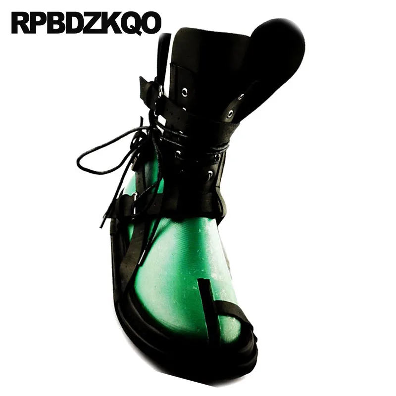 Сандалии гладиаторы мужские из натуральной кожи роскошные босоножки в