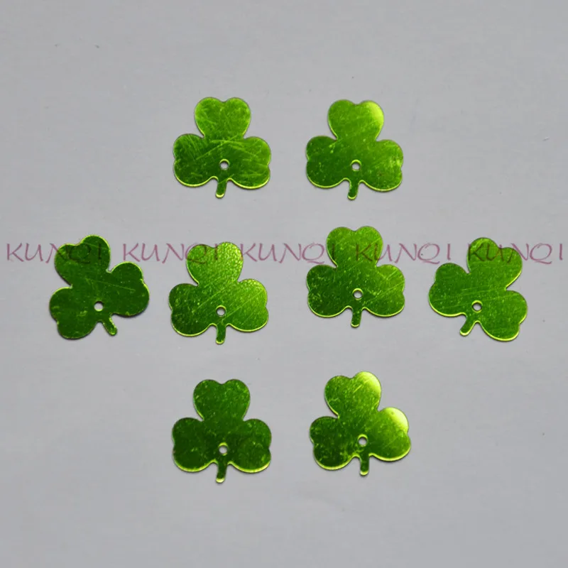 700 шт./лот 30 г 14 мм блестки Shamrock россыпью красивые поделки для шитья/тесьма Diy