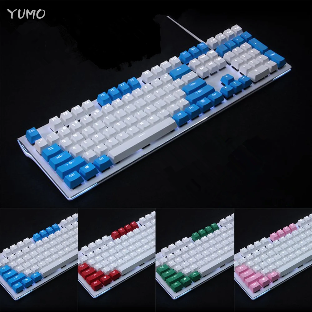 Keycap PBT с подсветкой 108 ANSI макет iso k70 толстые двойные колпачки для OEM Cherry MX
