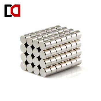 

cylinder magnet 100pcs 5x4mm N50 rare earth super strong magnets nickle