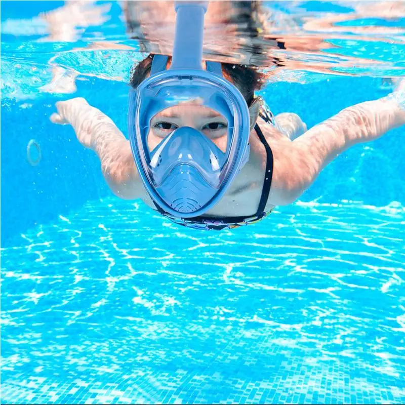 مكافحة الضباب الغوص أداة قابل للتعديل غير سامة قناع الغطس سيليكون الشاطئ كامل الوجه 180 درجة مختومة تحت الماء الأطفال مكافحة الضباب الغوص أداة قابل للتعديل غير سامة قناع الغطس سيليكون الشاطئ كامل الوجه 180 درجة مختومة تحت الماء الأطفال