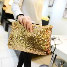 Mode Umschlag Dame Funkelnder Dazzling Pailletten Handtasche Abendgesellschaft Handtageskupplungen 2016 Heißer Verkauf Weibliche Tote