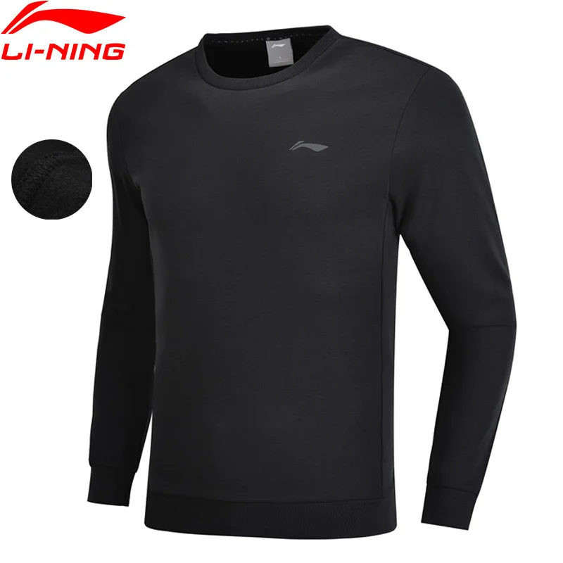 

Li-Ning Men Training Series Sweater Warm Comfort Regular Fit 69% Cotton 31% Polyester LiNing Sports Hoodie AWDN981 MWW1452
