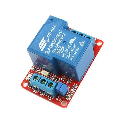 

DC24V 1 Channel Relay Board Compatible Relay Module 30A + Optocoupler