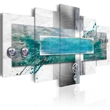 5 Pieces set Abstract pattern series Canvas Painting Large Sitting Room Decoration Print Canvas Pictures Framed