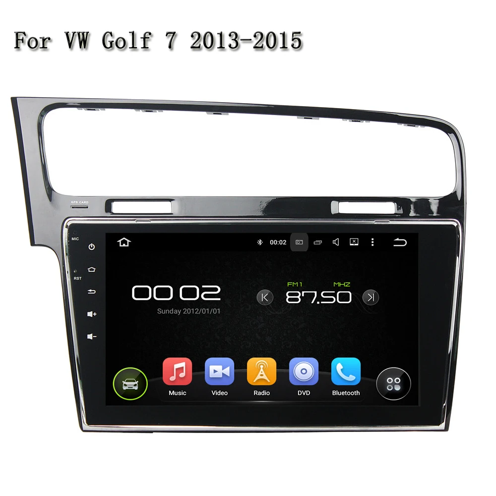 

10.1" 1024*600 Great Bluetooth Excellent Sound Car Radio Support DAB+ And WAZE Map Android 5.1.1 For VW Golf 7 2013-2015