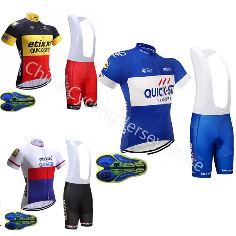 

Quick step Racing bicycle Mountain MTB Pro team cycling jersey summer short sleeve Quick drying Bike Clothing Ropa Ciclismo A07
