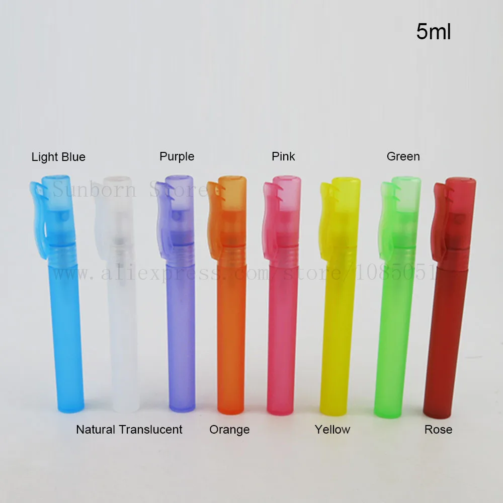 

Travel Mini Refillable Conveniet Empty Atomizer Perfume Bottles Scent Pump Spray Case parfum 10ml 5pcs