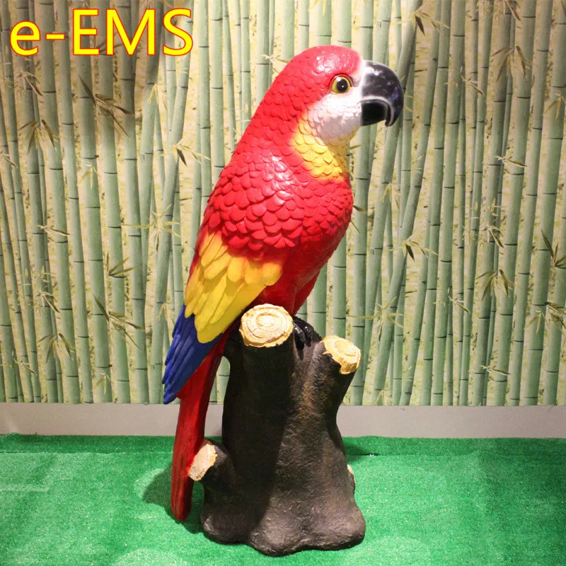 

Simulation Parrot Furnishings Colophony Crafts Landscape Decoration Animal Bird Model Statue G2312