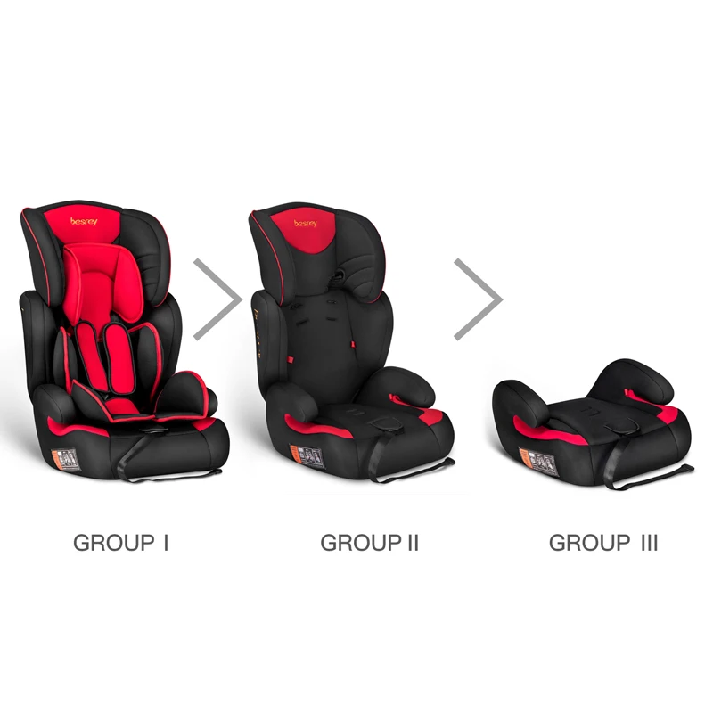 

Besrey 3 in 1 Child Car Seat Car Seat Infant Baby Safety Car Seat 9-36 Kg ECE R44 / 04
