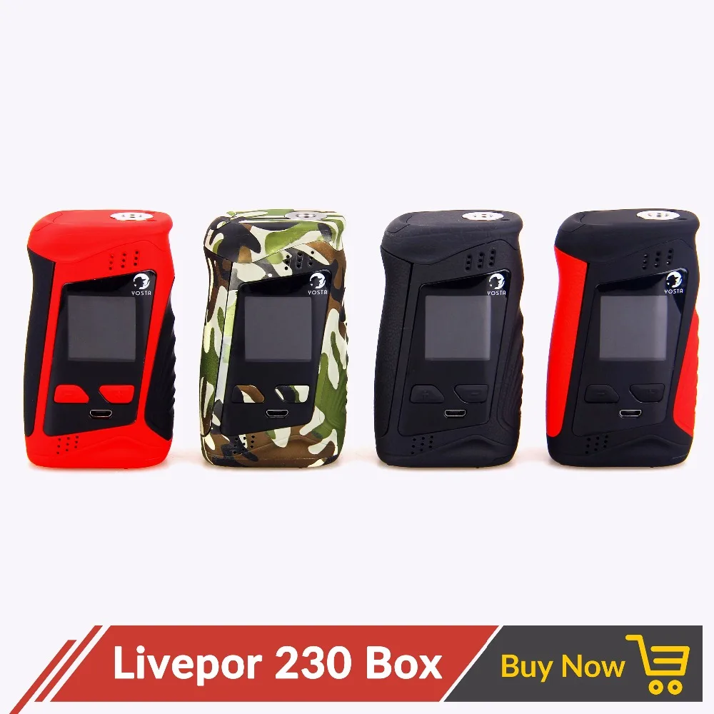 Оригинальный Yosta Livepor 230 бокс-мод с 1 33 дюймовым ips-экраном питание от двух