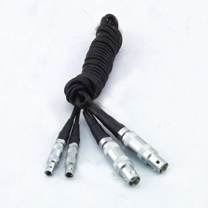 double lemo connector cable for ultrasonic flaw detector app lights c9
