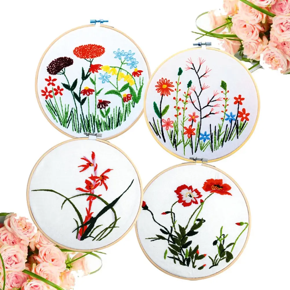 DIY Needlecraft Cross Stitch Machine Bamboo Frame