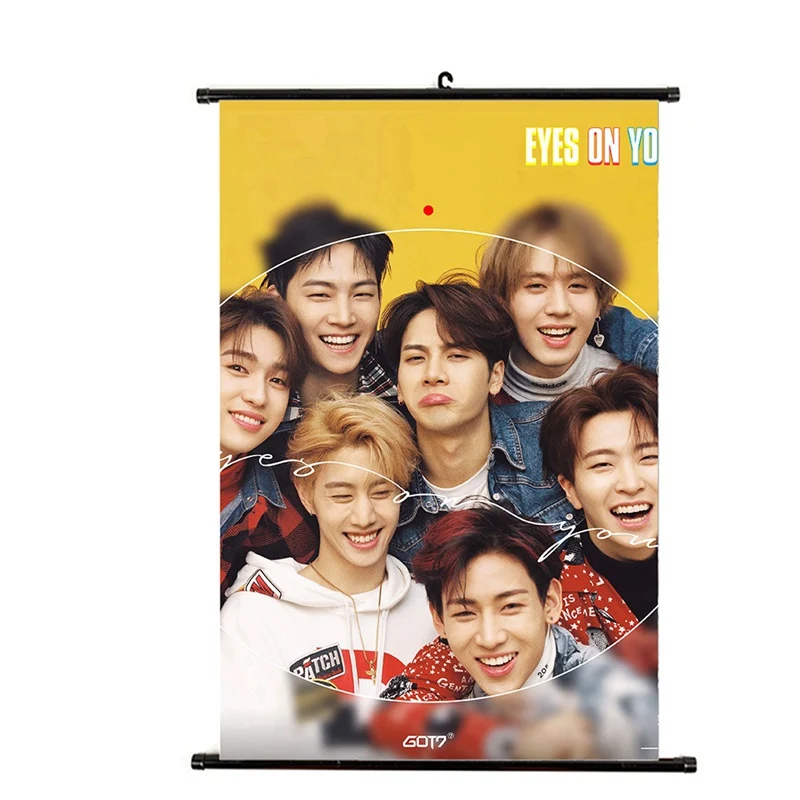 GOT7 Eyes On You Reel-GOT7 искусственная печать картина постер Star для детей Канцтовары | Дом