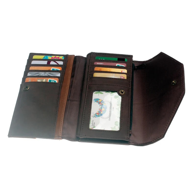 Harry Potter Hogwarts Crest Faux Leather Tri-Fold Women Wallet Harry Potter Hogwarts Crest Faux Leather Tri-Fold Women Wallet