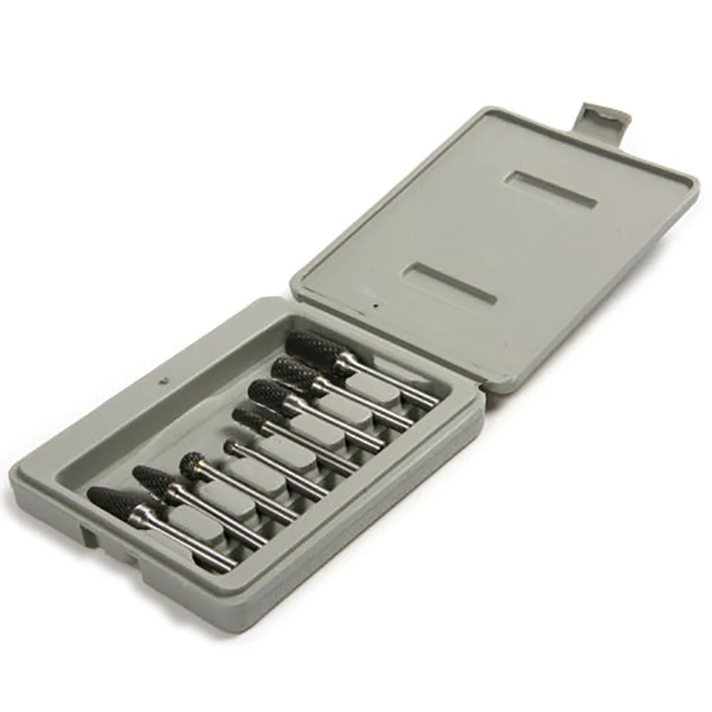 

8pcs tungsten carbide rotating burr set tungsten steel grinding head rotating eight-piece handle rotating tool