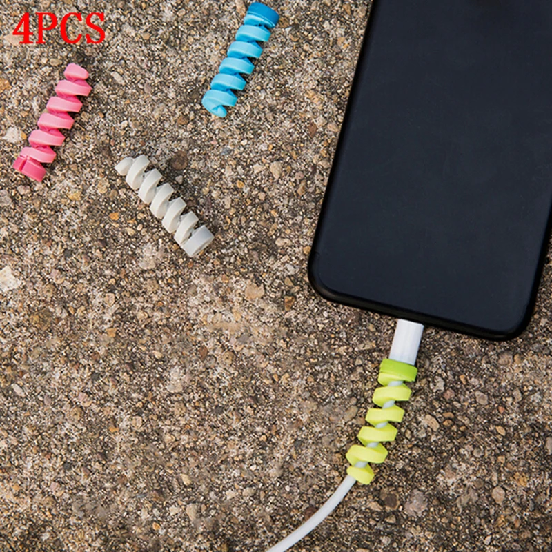 

Cable Protector Winder Data Line Case Rope Sleeves Spring Twine Protection