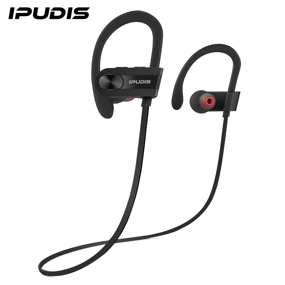 IPUDIS 110 мАч IPX7 водонепроницаемые Bluetooth наушники спортивные беспроводные гарнитуры