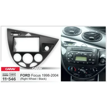

CARAV 11-546 2Din Radio Fascia for FORD Focus 1998-2004 (Right Wheel) Stereo Panel Mounting Installation Dash Kit Trim Frame