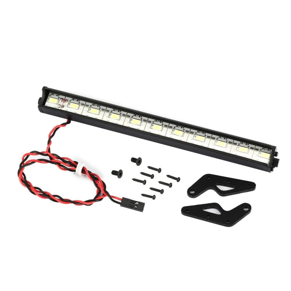 

Metal Roof Light Bar LED Lamp for 1/10 RC Climbing Car Model Traxxas HSP Redcat RC4WD Tamiya Axial Scx10 D90 HPI 313 Wheelbase