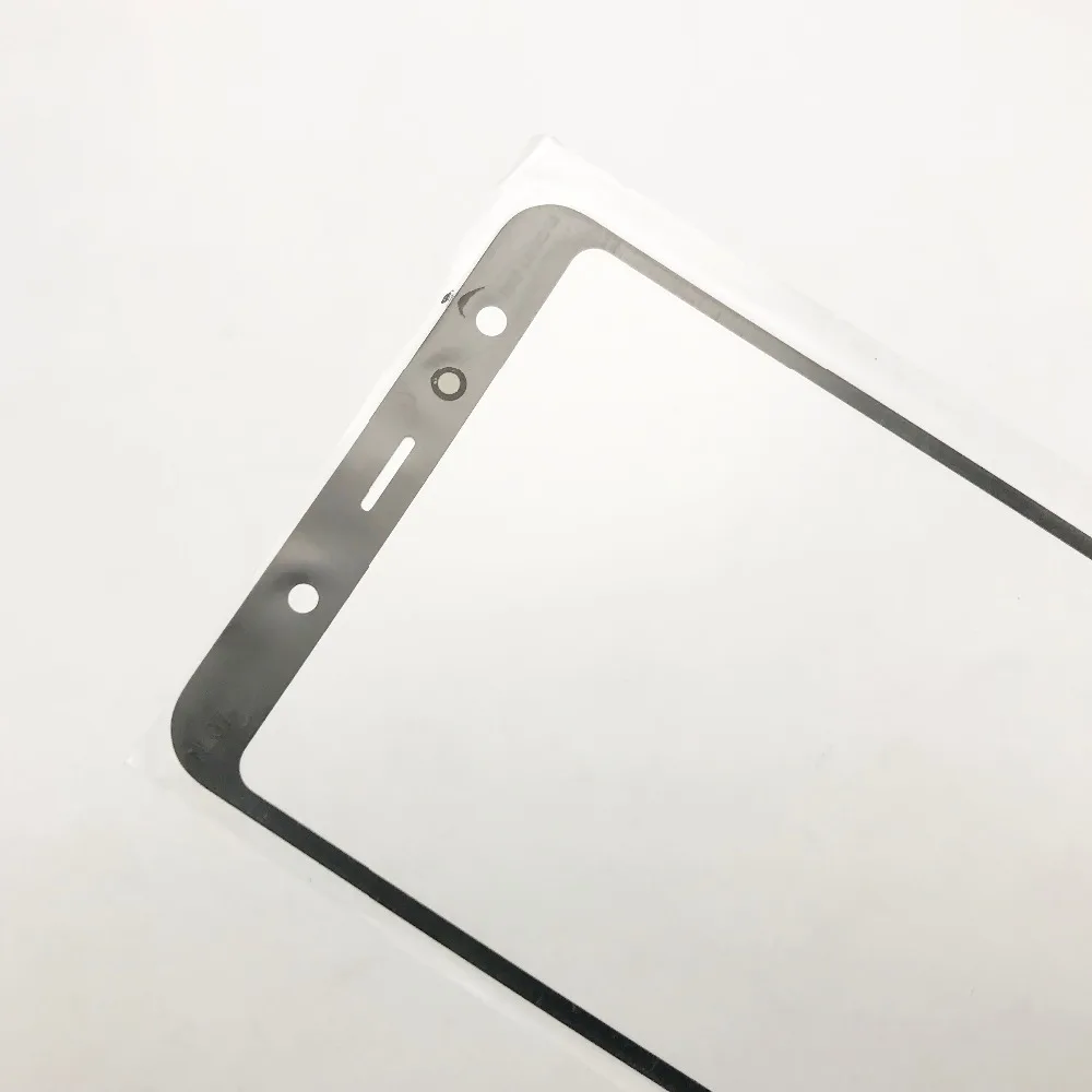 Передняя внешняя стеклянная линза для Samsung Galaxy A7 2018 A750 Черный сенсорный ЖК экран