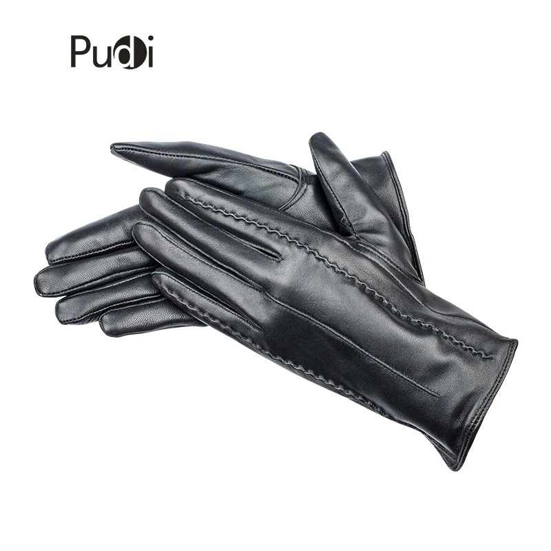 PUDI GL813 женские перчатки из натуральной кожи 2018 новые модные овечьей на запястье