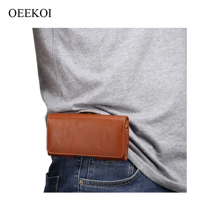 Флип-чехол OEEKOI с зажимом для ремня из искусственной кожи держатель талии