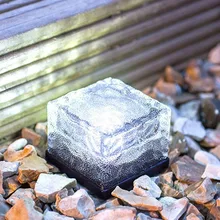 Дропшиппинг водонепроницаемый Солнечный светодиодный Рок свет куб кирпич дизайн сад газон балкон декоративная лампа