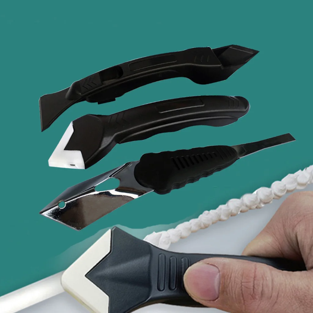 3 шт силиконовый скребок для шпаклевки затирки герметик отделка Чистящий Набор инструментов Набор