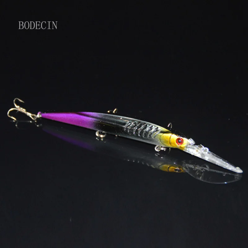 5PCS Wobbler Minnow Baits Fishing Lures 165mm 14.8g Hard Artificial Fake Bait Crankbait For Fish Lure  Pesca Tackle With Hooks (2)