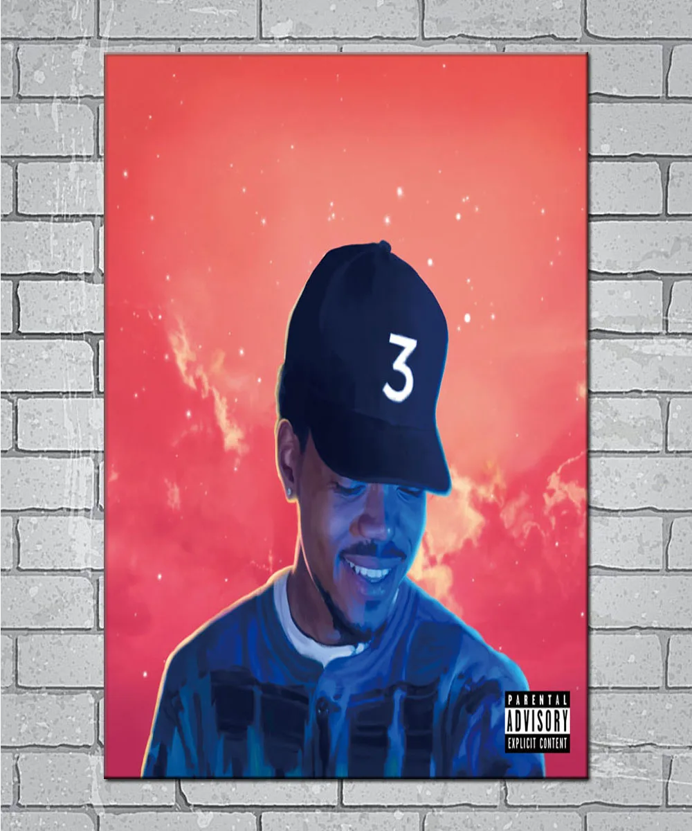 Download Chance The Rapper Acidrap 10 Day Coloring Book Album Cover Silk Poster Print Kunst Com Antiquitaten Kunst