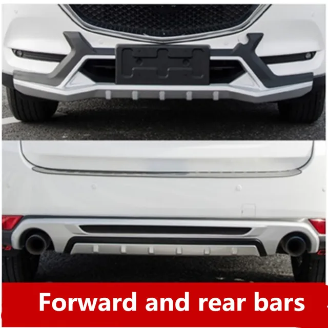 car styling For Mazda CX 5 CX5 2017 2018 Front+ Rear Bumper Diffuser