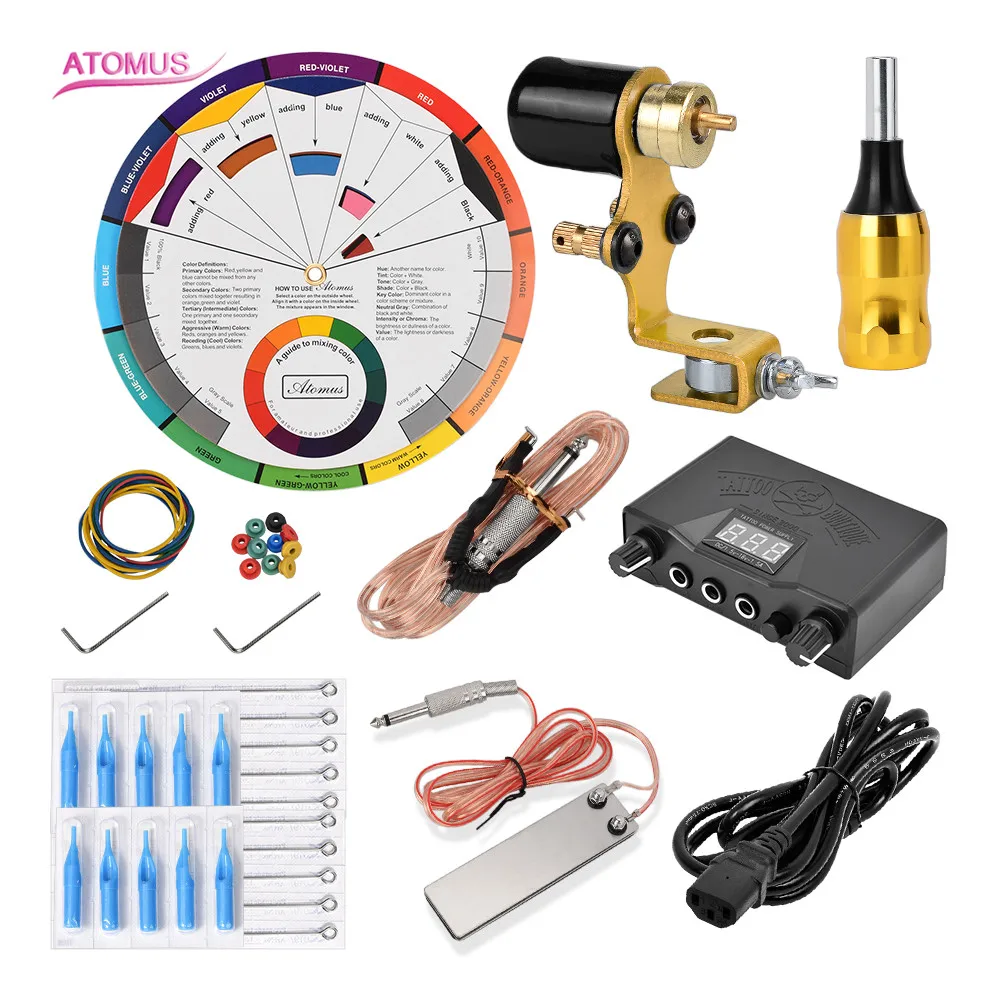 

Tattoo Machine Rotary Set Kit Rotativa Machines Set Professional Permanent Makeup Maquina De Tatuar Pen Equipo Para Tatoo Kits