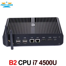 Причастником B2 Barebone HTPC NUC безвентиляторный настольный компьютер мини ПК Intel Core I7 4500U Max 16 г Оперативная память 512 г SSD 1 ТБ HDD Windows 10
