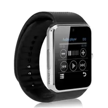 Android smart watch gt08 uhr mit sim einbauschlitz push-nachricht bluetooth-konnektivität telefon besser als dz09 smartwatch