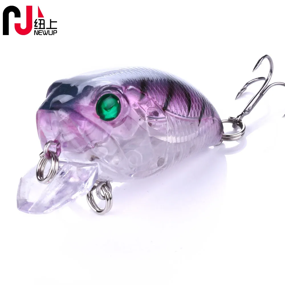 

NEWUP 1pcs 4.5cm 8g Fishing Lure Bionic Crank Hard Bait topwater Wobbler Pesca Isca Artificial Mini Crankbait fishing tackle