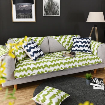 

Non-Slip Sofa Cover Armrest Backrest Sofa Towel Cushion Cotton Fabric Four Seasons Usage L-shaped Sofa Towel 1Pcs