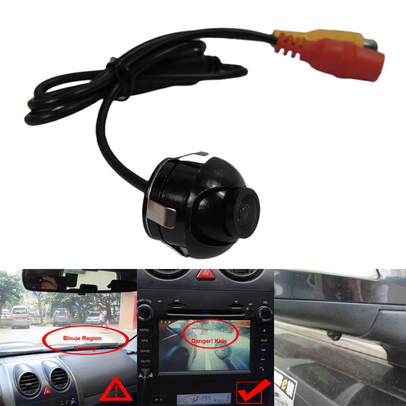 120 Degree Car Rear View Mirror Camera Reverse Parking Cam