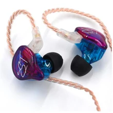 KZ ZST PRO Арматура двойной драйвер наушники съемный кабель шумоподавления Спортивная гарнитура с микрофоном для kz ZS4 AS10 C10