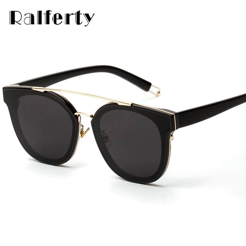 

Ralferty Vintage Ladies Sunglasses Women Square Sun Glasses For Female Retro Black Transparent Eyewear oculos feminino X1301