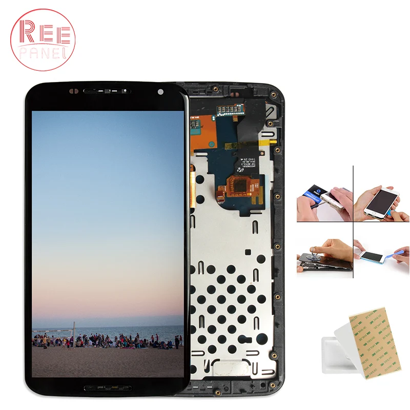 

ORIGINAL 5.69 inch Display For Google Motorola Moto Nexus 6 Display XT1100 LCD Touch Screen Digitizer Assembly XT1103 LCD