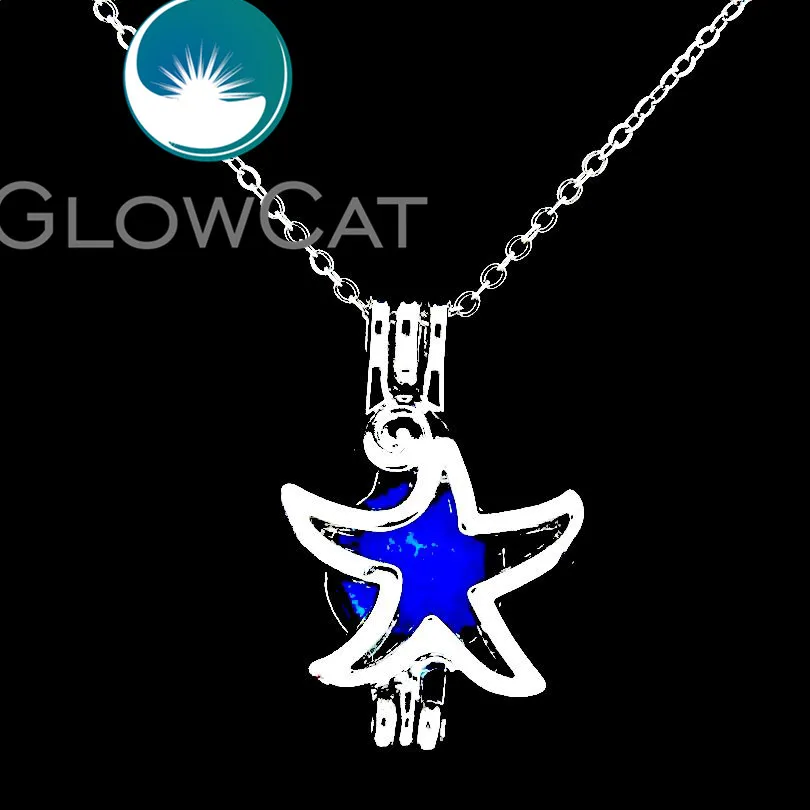GLOWCAT L58 элегантные бусы в форме морской звезды медальоны ожерелья для