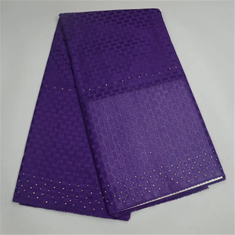 

New Arrival African Swiss Lace Fabric For Fashion Style Cotton Swiss Lace Fabric With Stones Cotton Lace Fabric For Men Women 30