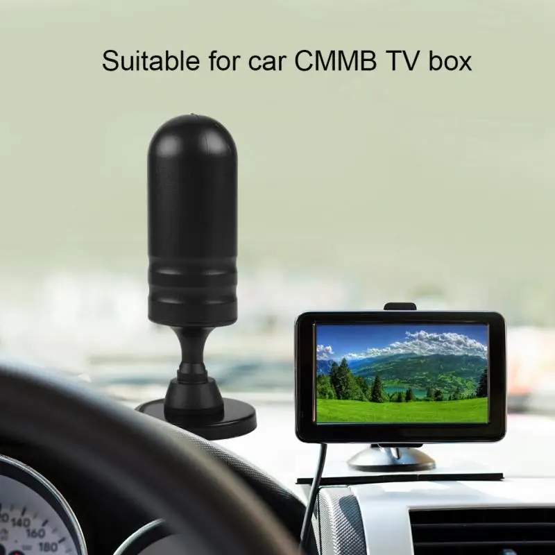 

New TW-30 30dbi Car TV Antenna UHF / VHF Dual Band DTMB Antenna Magnetic Base