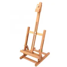 Painting Stand Paint Stand Small Wooden Adjustable Tabletop H-Frame Easel Studio Artist Display Stand Drawing Board Picture