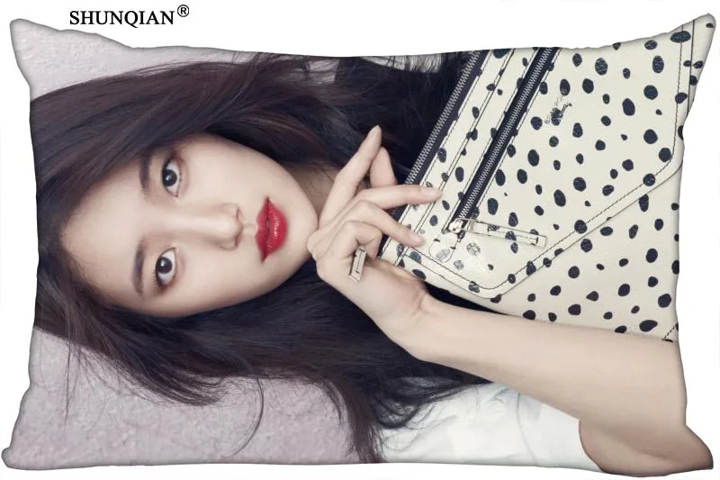 Новая Персонализированная наволочка Bae Suzy прямоугольная Подушка на молнии чехлы